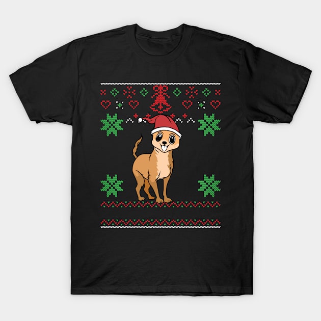 Chihuahua ugly sweater - Funny Christmas gift idea T-Shirt by Backpack-Hiker